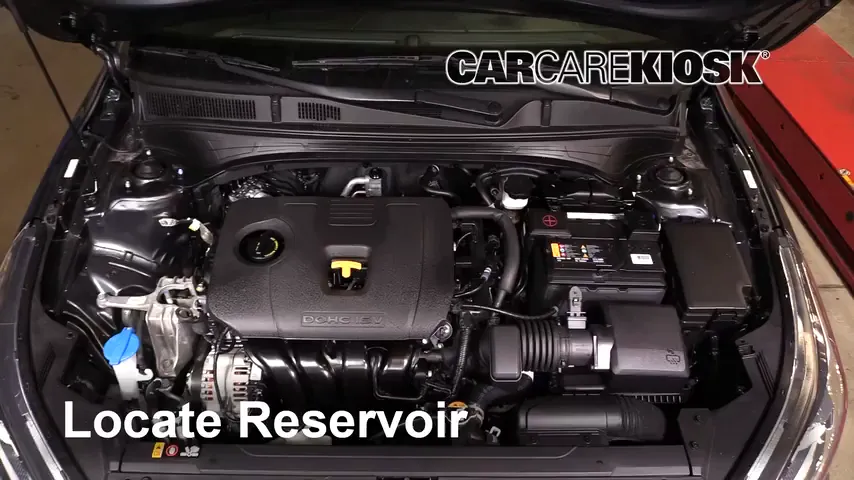 2019 Kia Forte LX 2.0L 4 Cyl. Líquido limpiaparabrisas Agregar líquido